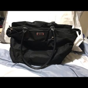 Tumi black tote